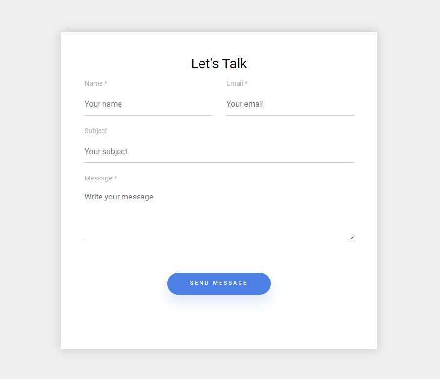 HTML and CSS Responsive Forms