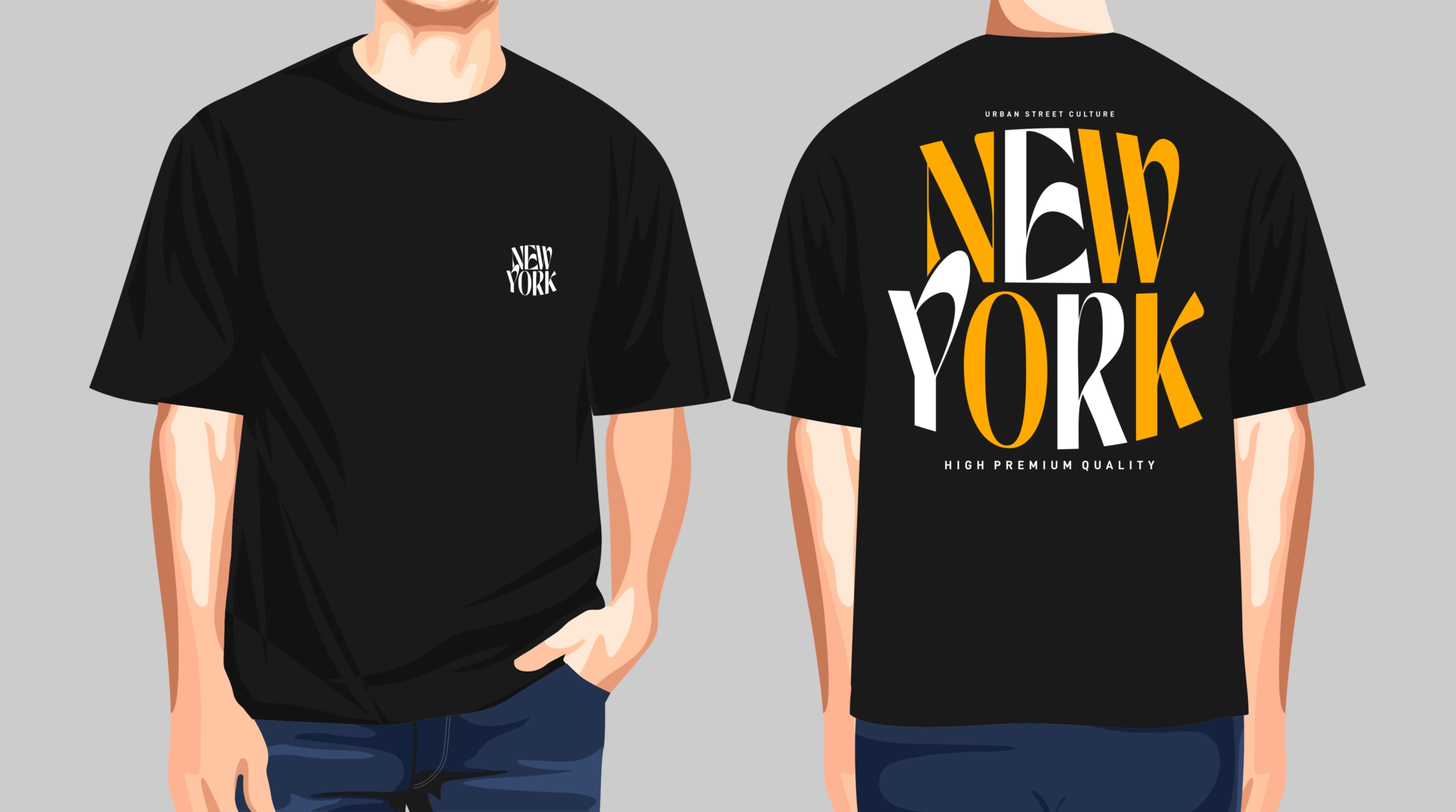 New York Urban Street Culture T-Shirt Design