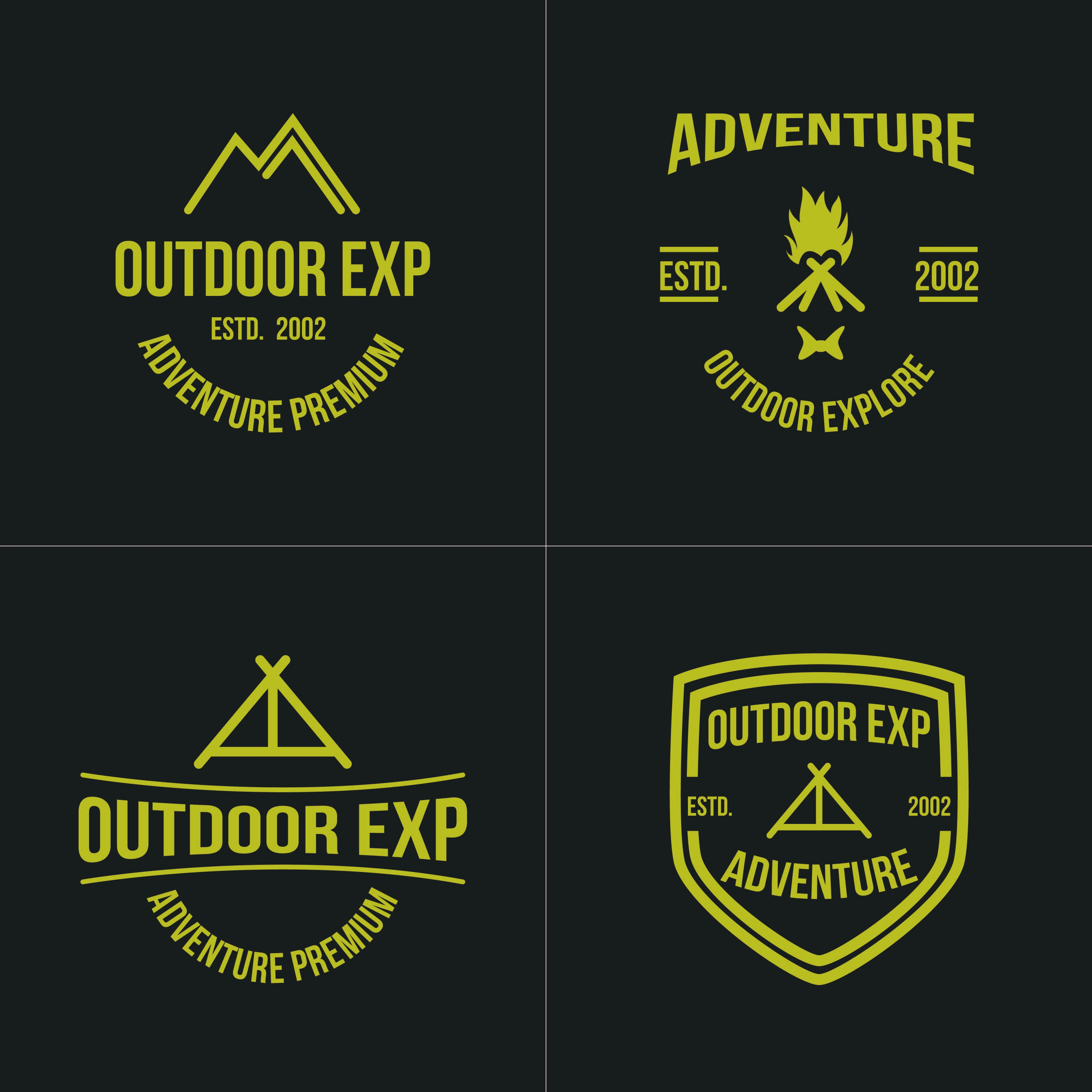Adventure Vintage Logo Element