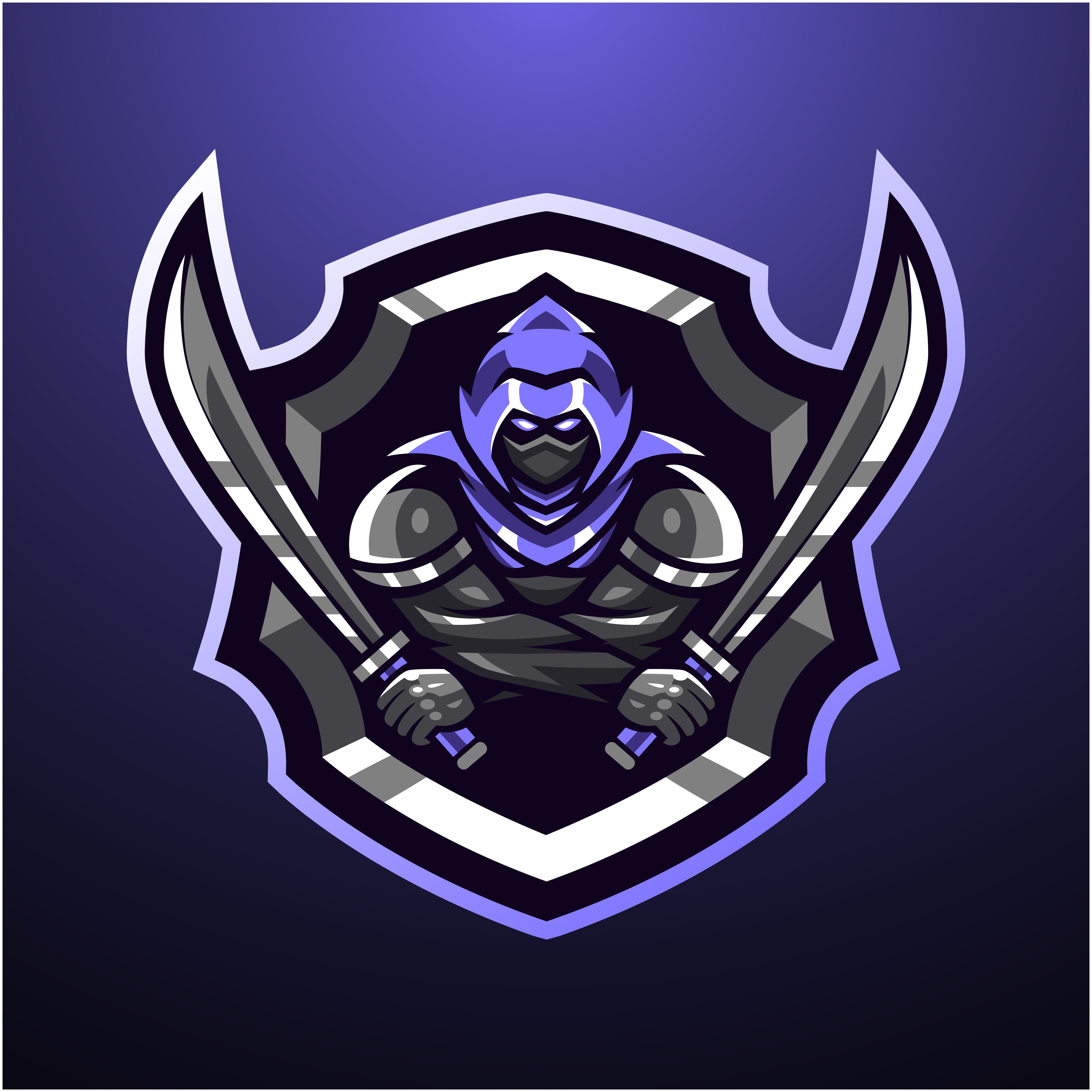 Assassin Mascot Logo Design